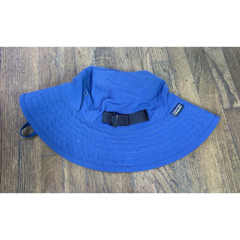 royal blue Patagonia sun or trim brim hat Unisex